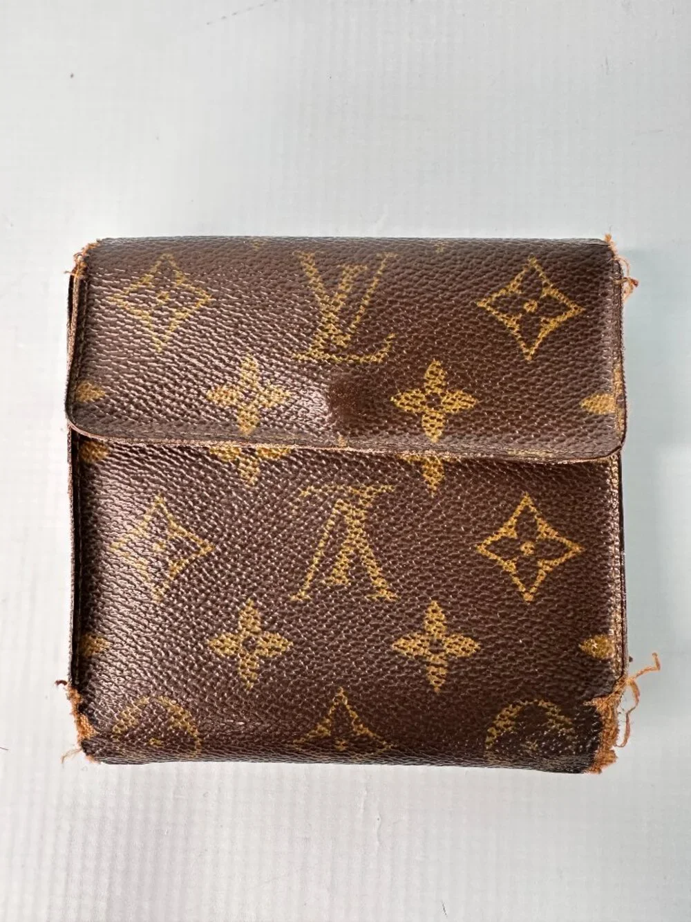 Louis Vuitton Malletier Wallet Brown Leather LV Monogram